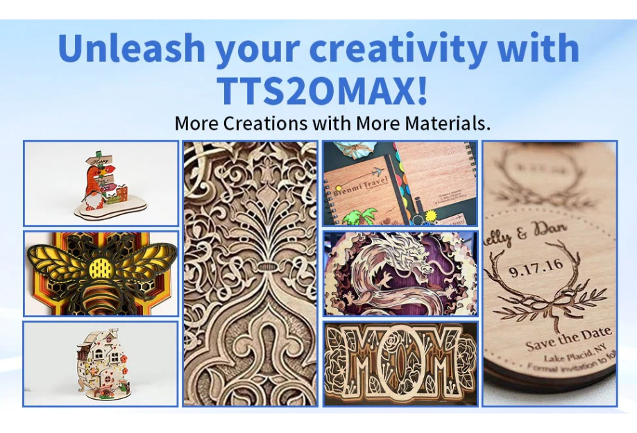 Grabadora/cortadora  Láser Two Trees Tts-20 Pro Max 60x60 Cm