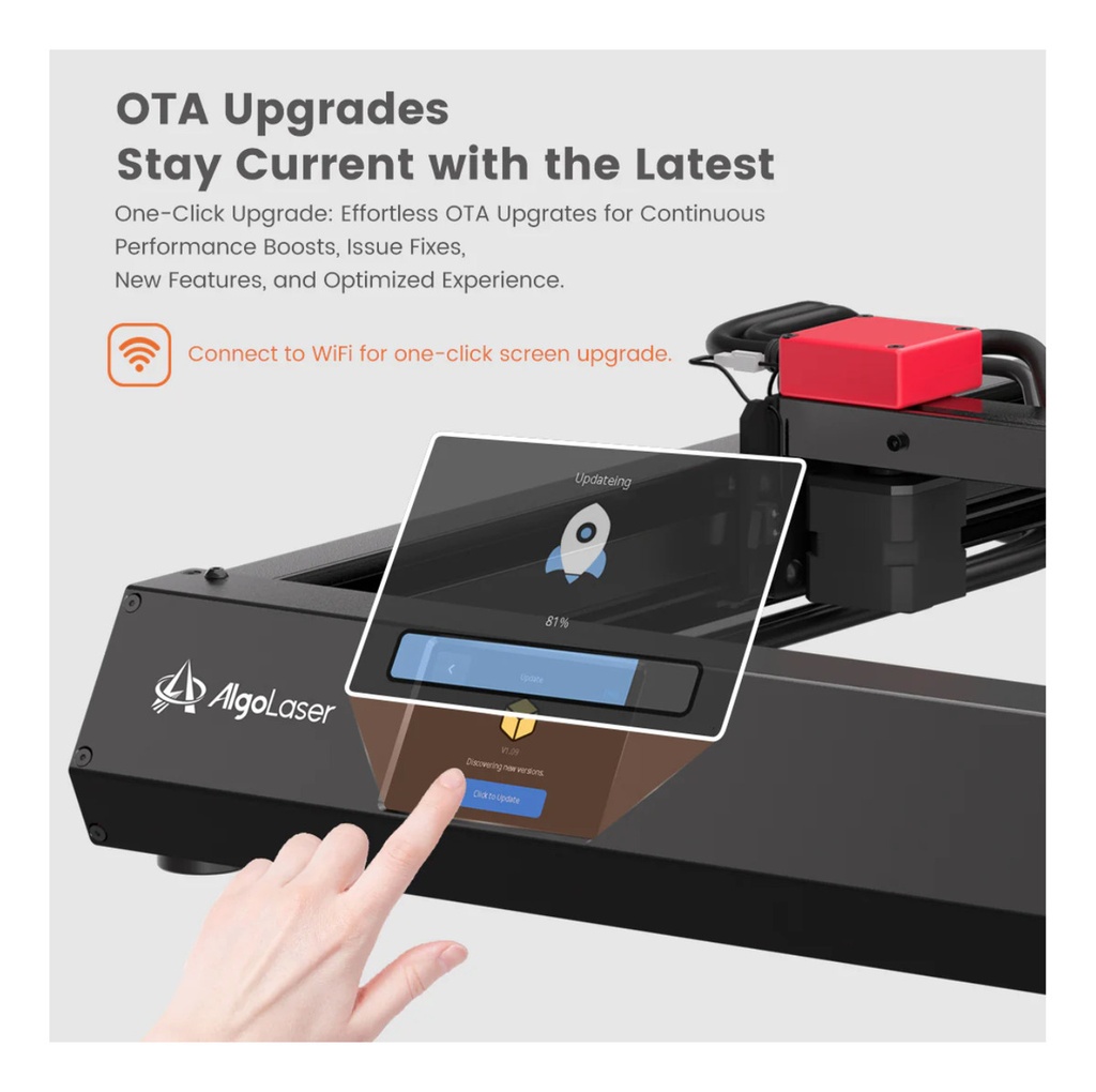 Algolaser Alfa Mk2 22w  Panel 40x40cm Rotativo Two Trees Tr3