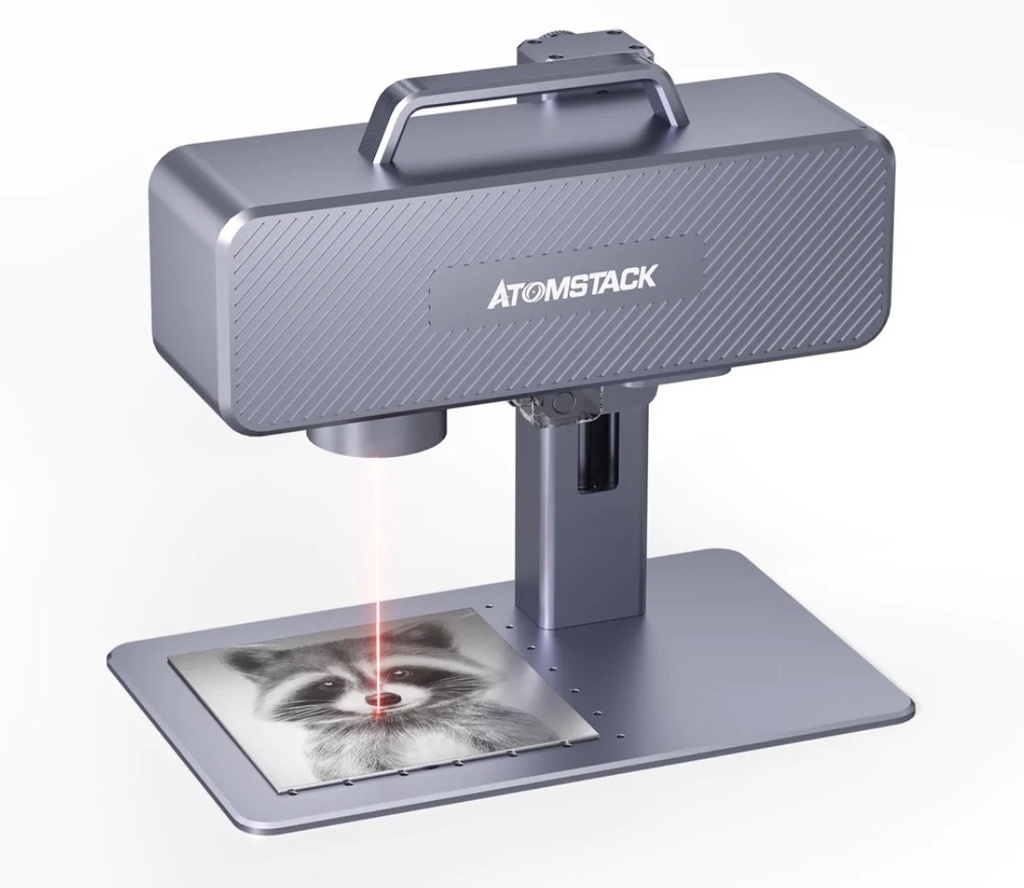 Atomstack M4 Laser De Fibra 2 En 1  Graba Metales/oro-plata