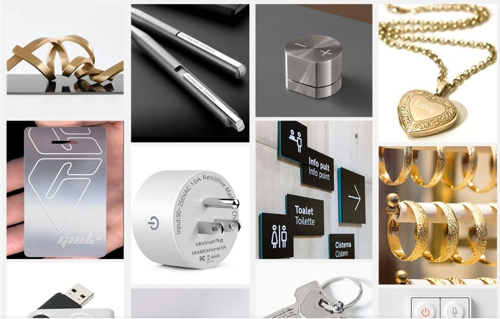 Atomstack M4 Laser De Fibra 2 En 1  Graba Metales/oro-plata