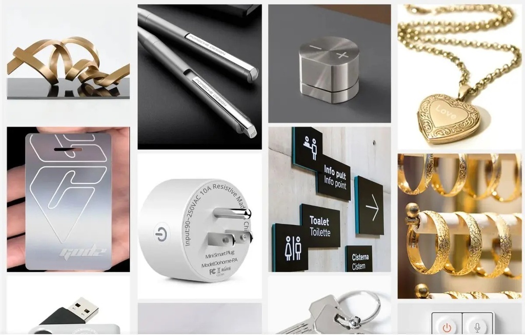 Atomstack M4 Laser De Fibra 2 En 1  Graba Metales/oro-plata