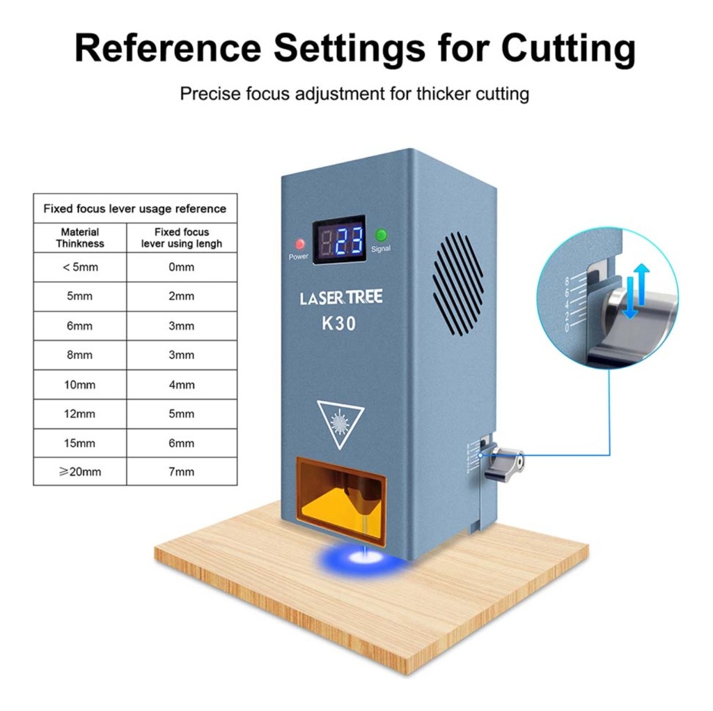 Atomstack X30 Pro 160w (33w Opticos) 6 Nucleos