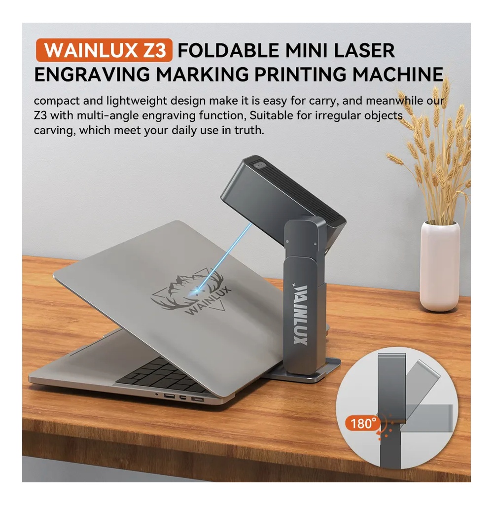 Laser Grabado Y Corte Portátil Plegable Wainlux Z3