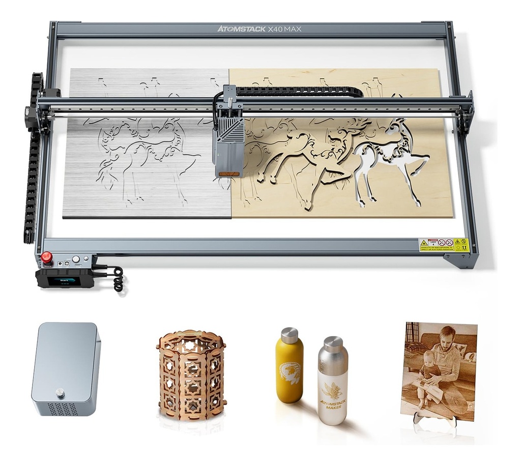 Atomstack X40 Max 210 W - 40x80cm 48w Opticos