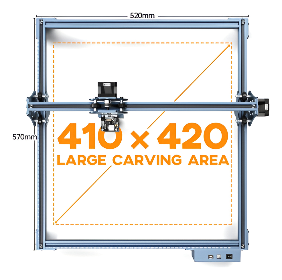 Sculpfun S9 Cnc Cortadora Y Grabadora Láser 41x42 Cm