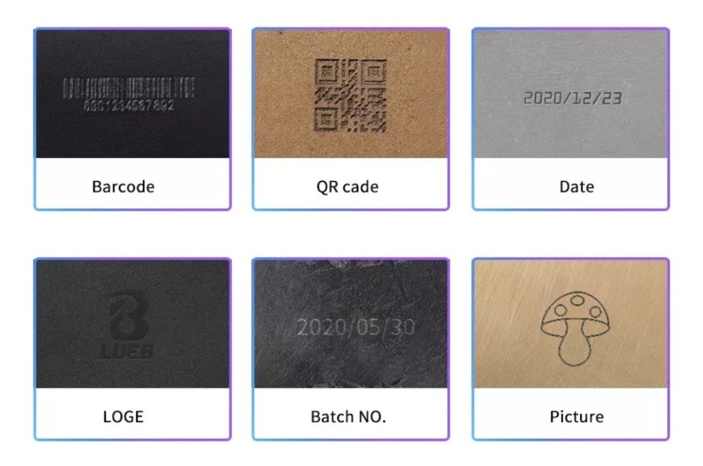 Laser De Fibra Portatil 5w - Pantalla  Color - Bateria Litio