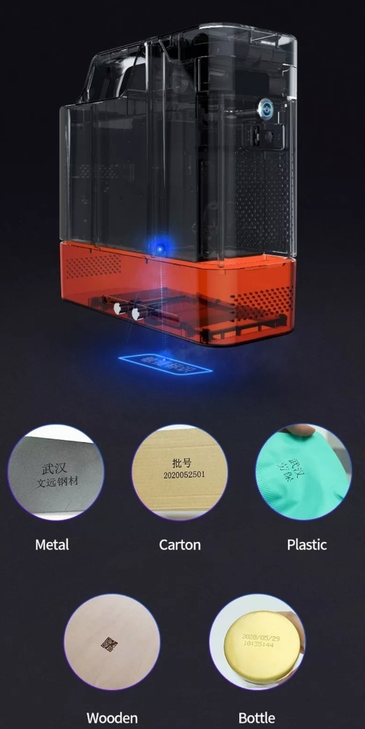 Laser  Meenjet M3 Portatil Galvometro 5w - Pantalla