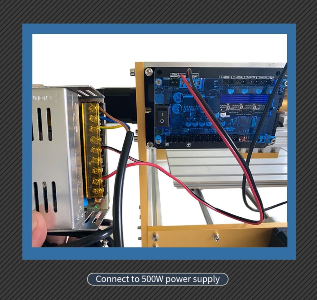 Fresadora Router Cnc 3018plus Husillo 300w, Laser 15000mw