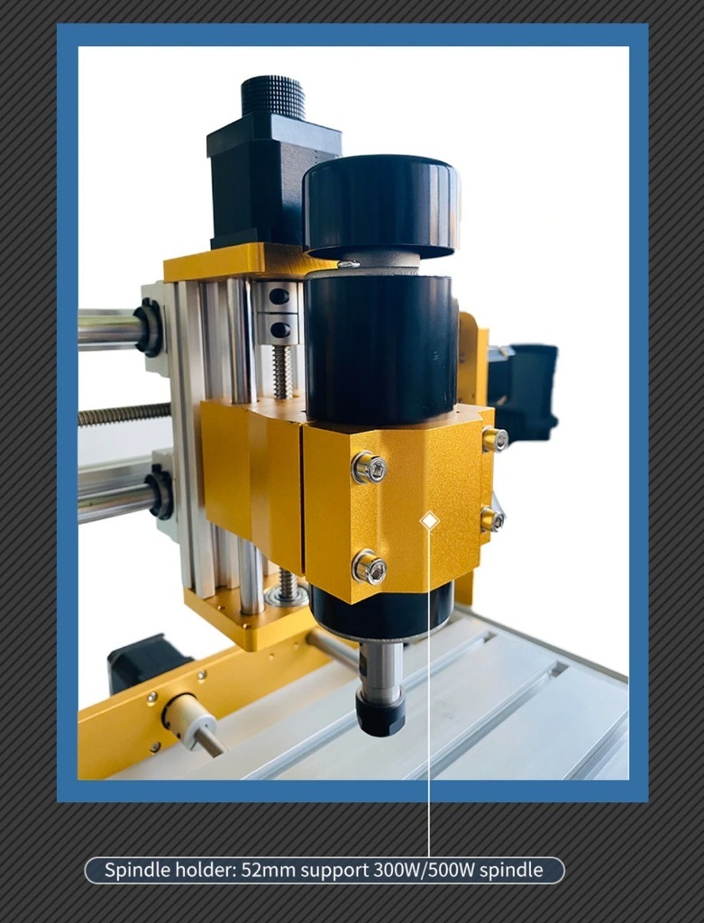 Fresadora Router Cnc 3018plus Husillo 500w, Laser 40000mw