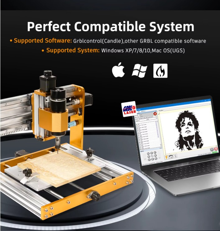 Fresadora Router Cnc 3018 Ultra 500w