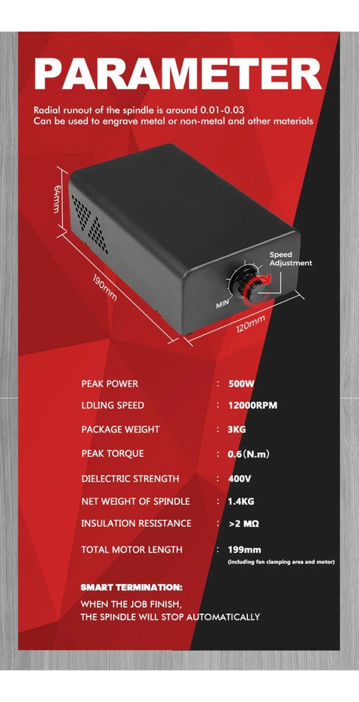 Router Cnc Two Trees Ttc 450pro 500w + Rotativo 4to Eje