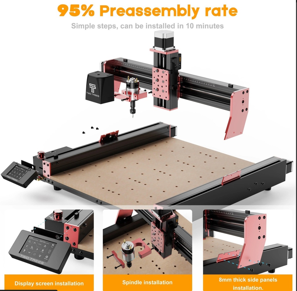 Router Cnc Two Trees Ttc 450pro 500w +aspiradora