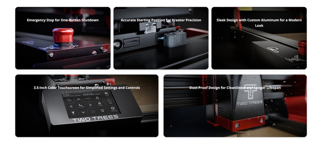 Router Cnc Two Trees Ttc 450pro 500w + Rotativo + Aspiradora