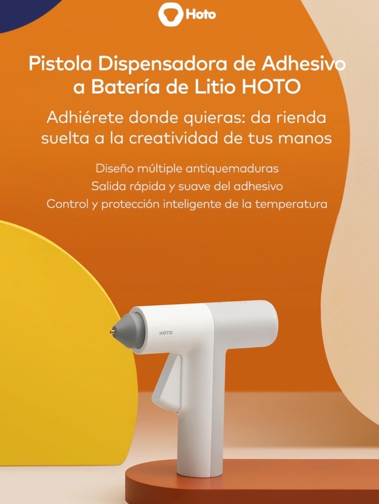 Hoto - Pistola Pegamento Silicona Inalámbrica Usb