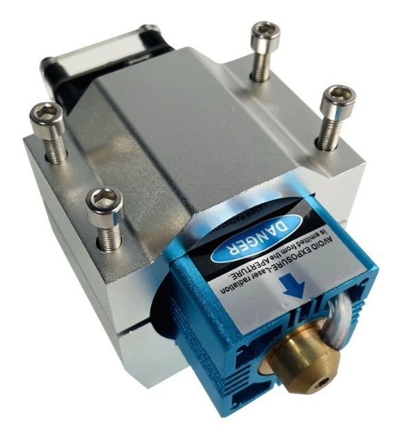 Abrazadera Husillo 52mm Y Laser 2 En 1 De Aluminio