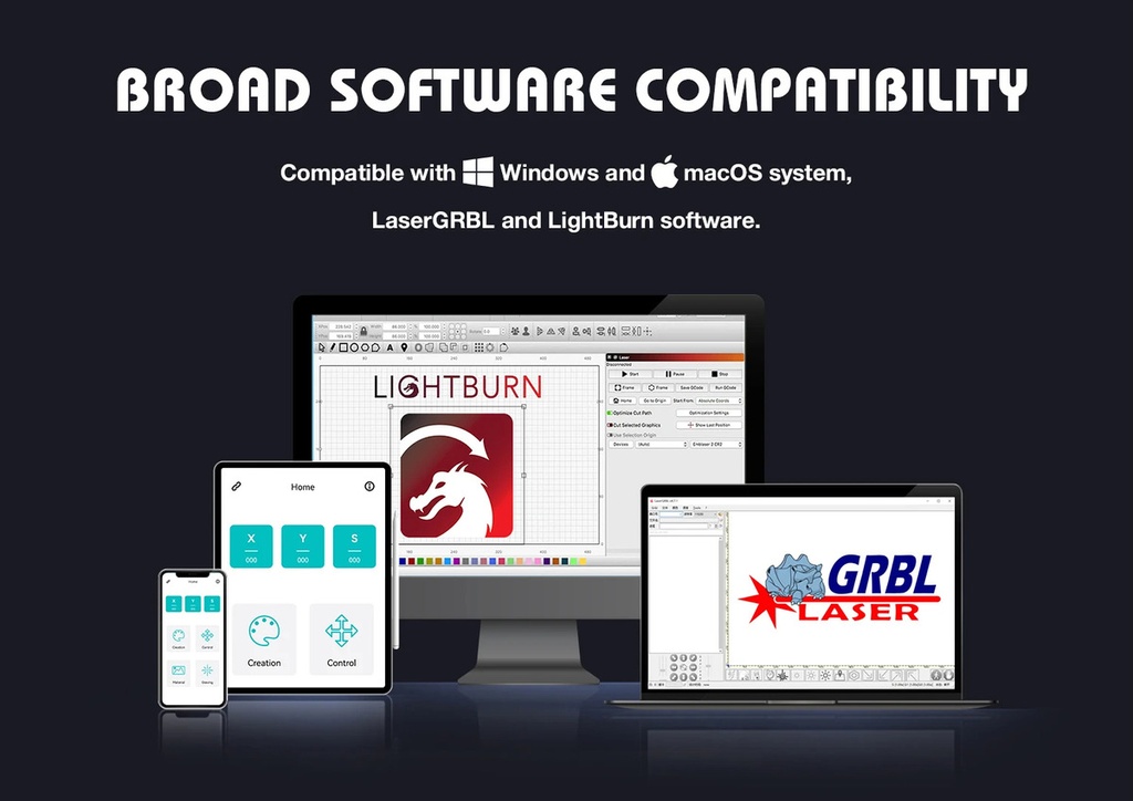 Máquina Cortadora Y Grabadora Láser Two Trees Tts-20 Pro Max
