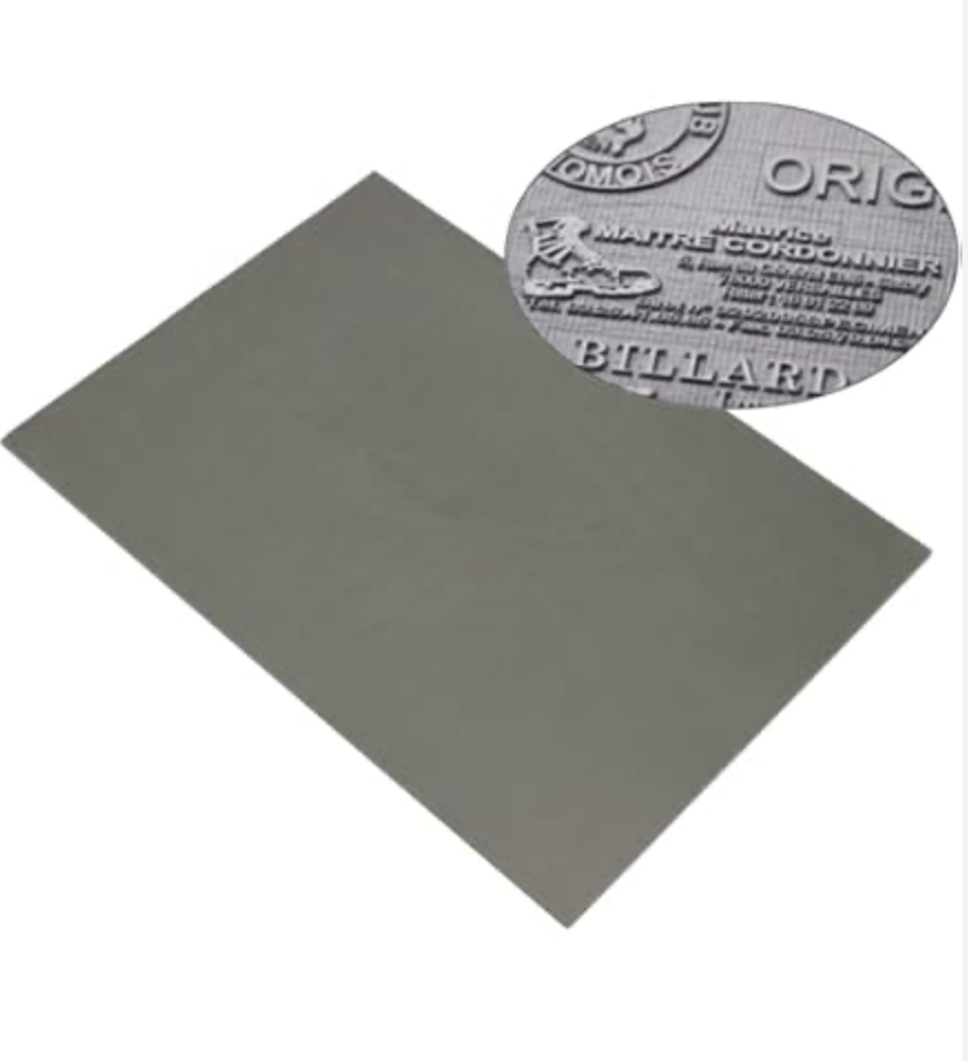 Goma Laser Para Sellos Sin Olor Gris Tamaño A4