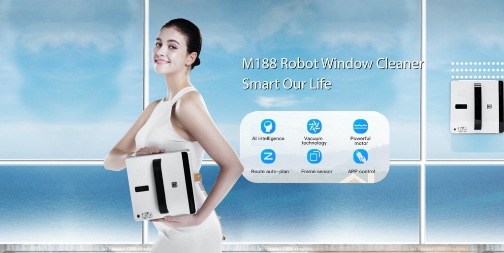 Robot Limpiavidrios Automatico Bobot W660