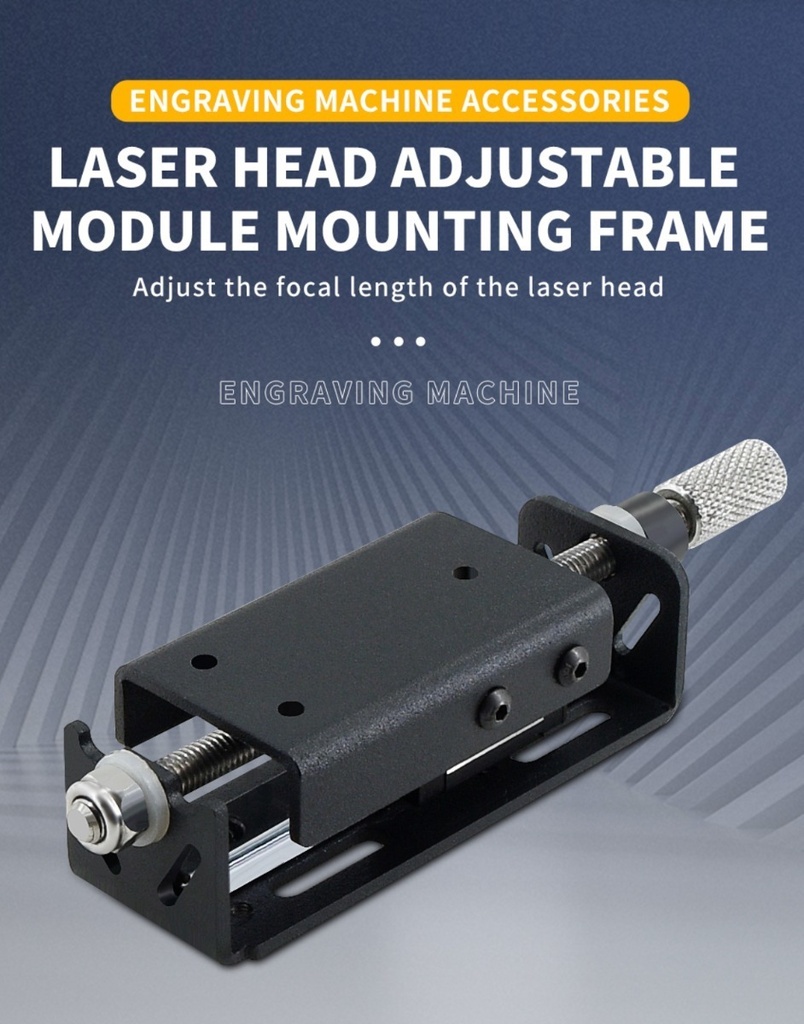 Agarradera Para Cabezal Laser Con Ajuste Altura Eje Z