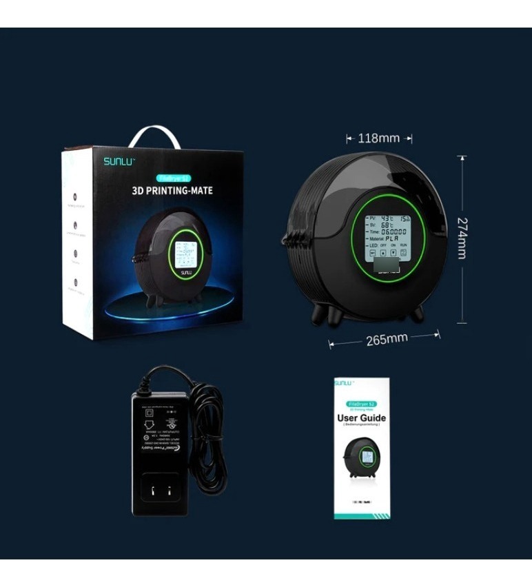 Maquina Secado Filamento Sunlu Filadryer S2