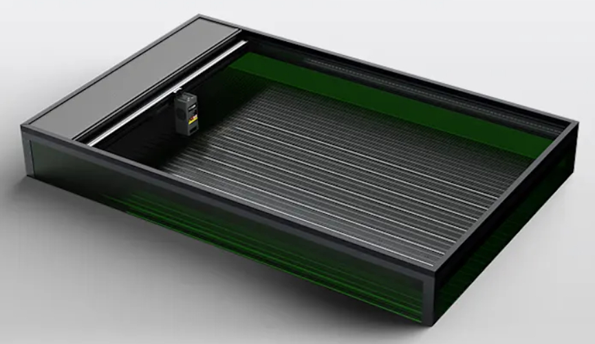 Cnc Corte Laser Tyvok Spider S1 40W con Asistente de Aire(50L) y 1200*2400mm