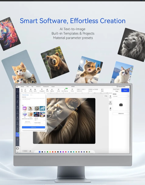 Cnc Corte Laser Atomstack Swift 12w 30x30