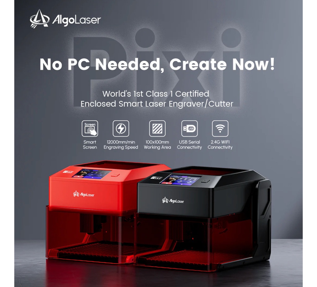 Cortadora Y Grabadora Láser Algolaser Pixi 10w