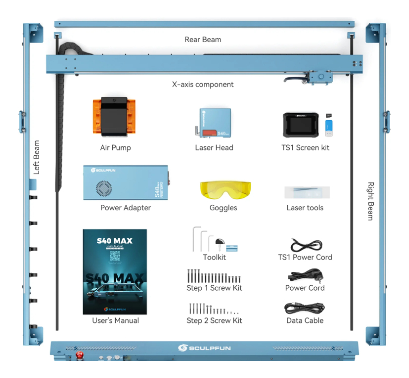 Cnc Corte Laser Sculpfun S40 Max