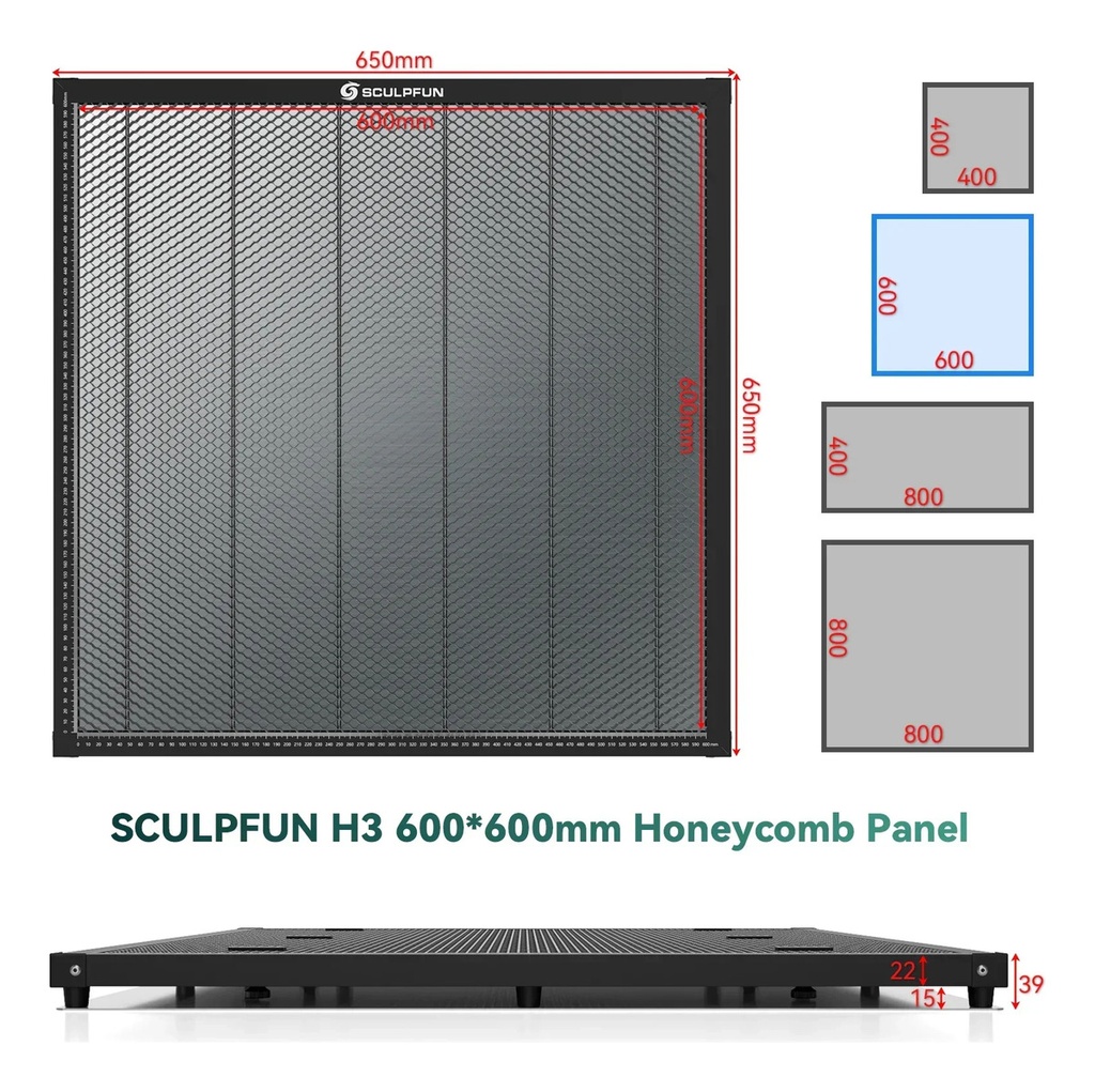 Panal de Abejas Sculpfun H3