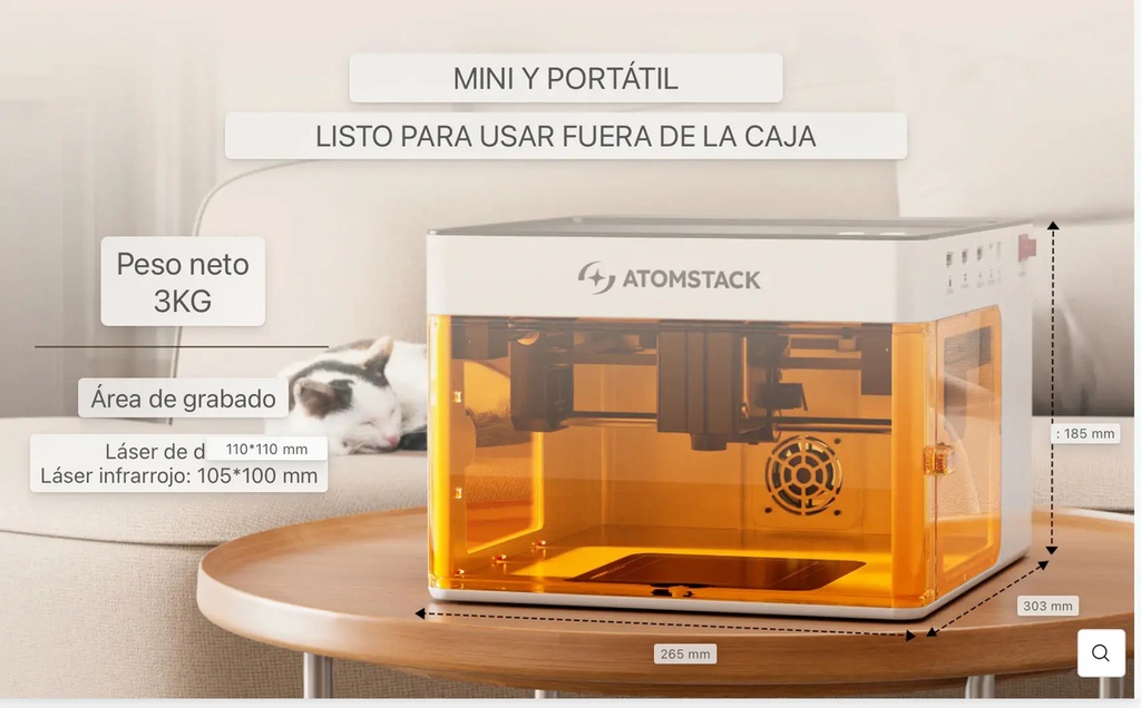 Atomstack P1 Laser de Diodo 5w