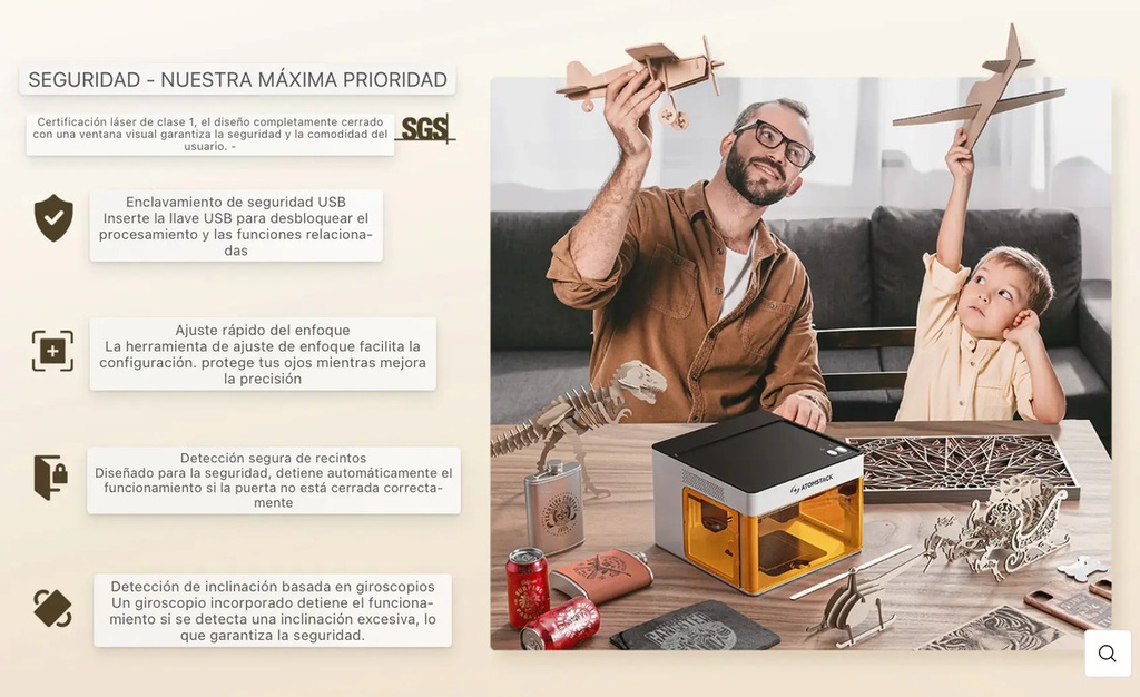 Atomstack P1 Laser de Diodo 5w