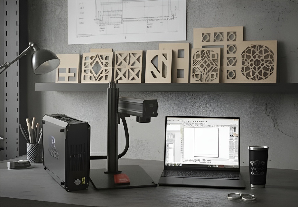 Laser De Fibra Rayzen 30w fuente Max 20x20 cm + Rotativo