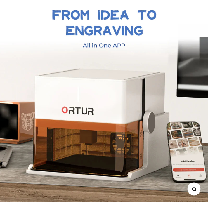 Grabadora Laser Ortur R1 5W + 1.3w Infrarrojo