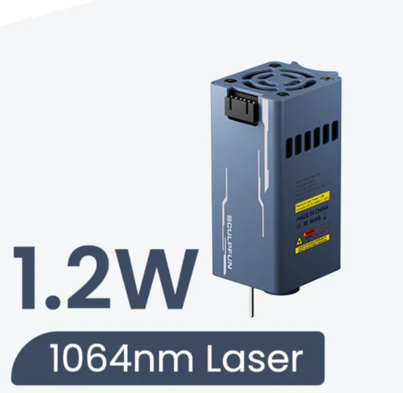 Laser Grabado Y Corte Sculpfun Icube Dual 12w + 1.2w infrarrojo