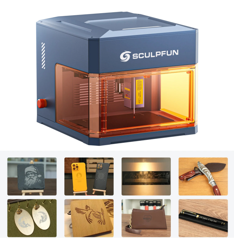 Laser Grabado Y Corte Sculpfun Icube Dual 12w + 1.2w infrarrojo