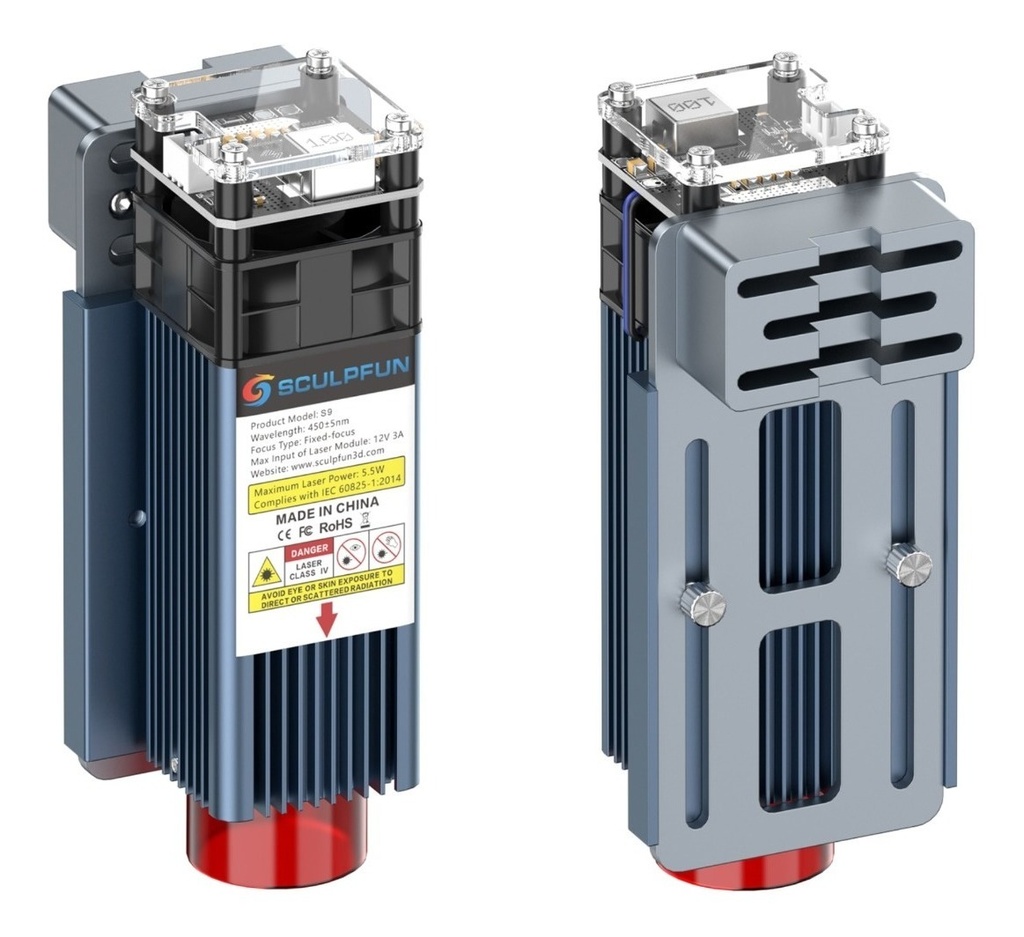 Cabezal Laser Sculpfun S9 Con Kit Instalacion