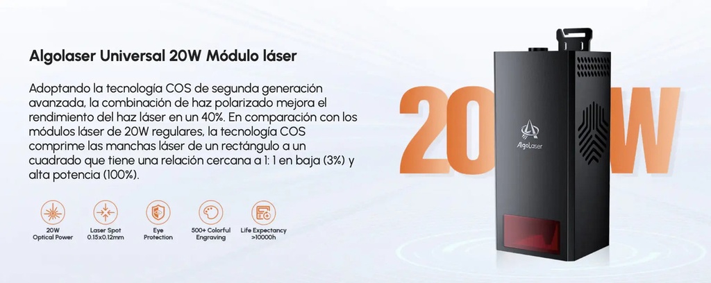 Cabezal Algolaser 20w 