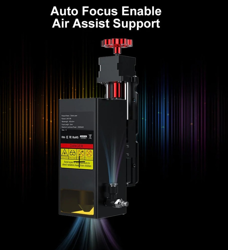 Cabezal Laser Two Trees 20w Opticos Para Ts2