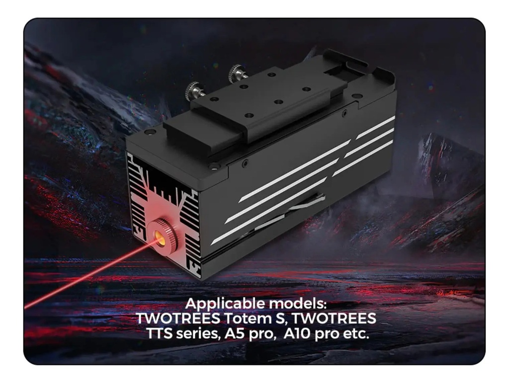 Cabezal Laser Two Trees T20 Graba Metales P/ Atomstack Y Tts