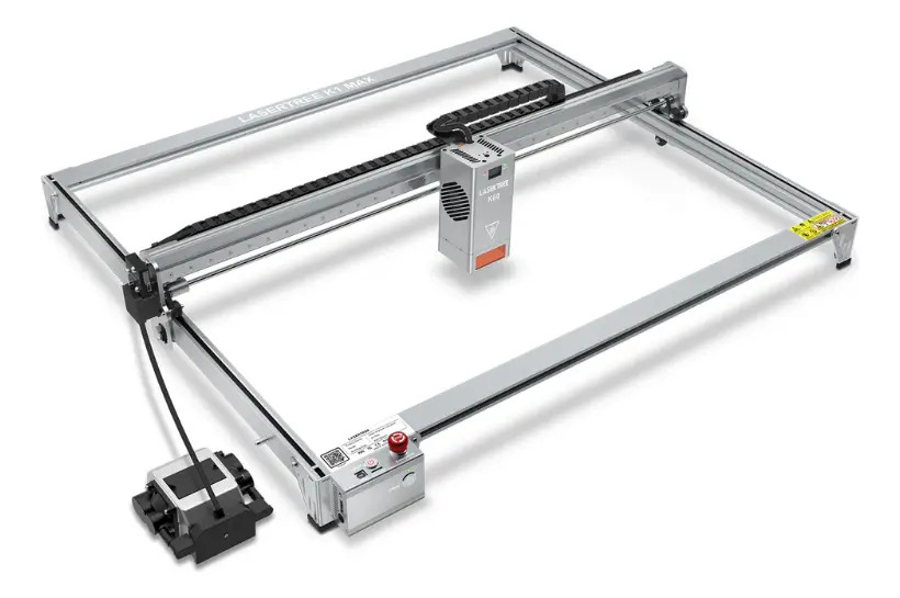 Cnc Corte Laser Lasertree K1 Max 60W  800*600MM + Panal de Abejas + Bomba de Aire