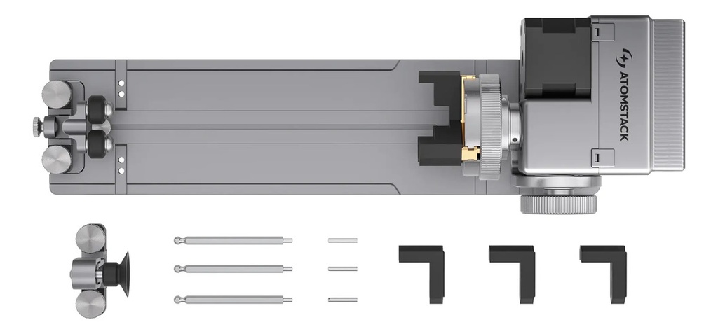 Rotativo R8 - Tipo Chuck - Atomstack
