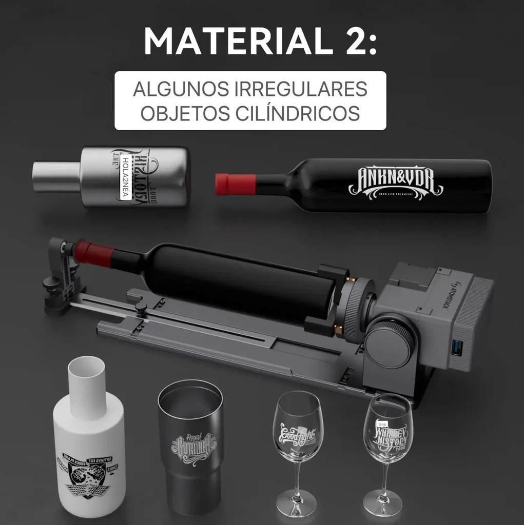 Rotativo R8 - Tipo Chuck - Atomstack