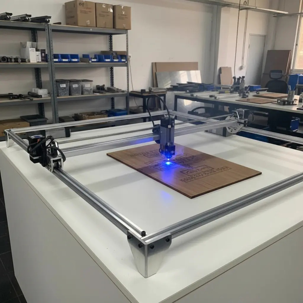 Cnc Corte Laser 85 X 82 Cm Laser Diodo 40w Opticos