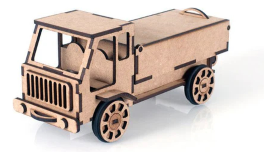 Mdf 3mm 30x30cm Kit X 10 Unidades Para Corte Y Grabado Laser