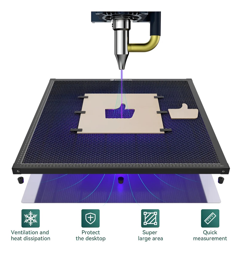 Panal Sculpfun H3 600*600mm Para Cnc Grabado Y Corte Laser