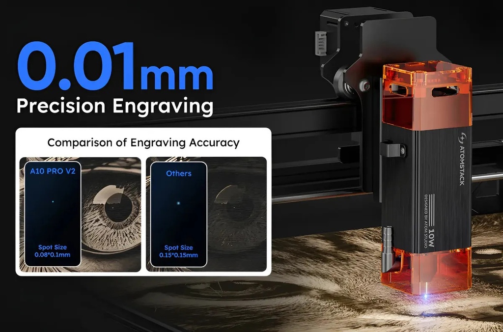 Atomstack A10 Pro V2 Black Maquina Laser