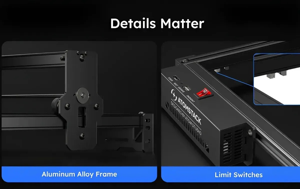 Atomstack A10 Pro V2 Black Maquina Laser
