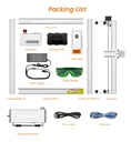 Atomstack X30 Pro 160w (33w Opticos) 6 Nucleos