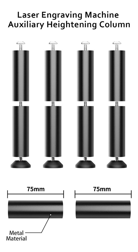 Kit Pies De Altura Para Maquinas Two Trees Modelo Tts