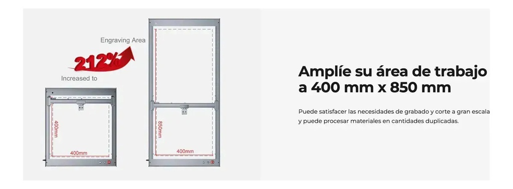 Kit De Extension Ortur Laser Master 3 (olm3) 80x41 Cm